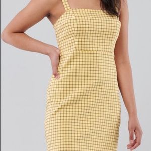 Hollister plaid stretch dress NWT size large
